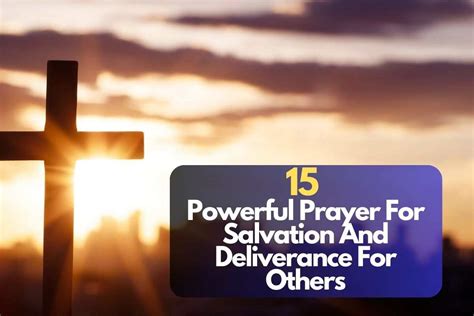 prayers for salvation and deliverance